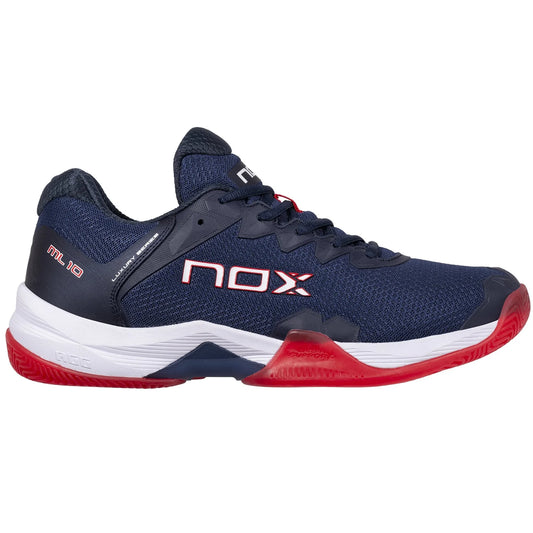 Nox Padel Shoes ML10 HEXA Blue Navy/Red